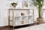 Nordure Solace Consola Blanca y Dorada